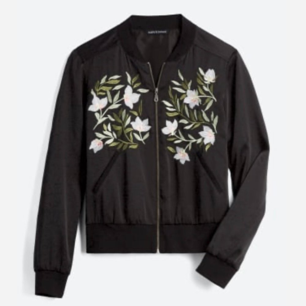 Supply & Demand Cipon Embroidered Bomber Jacket Size XS